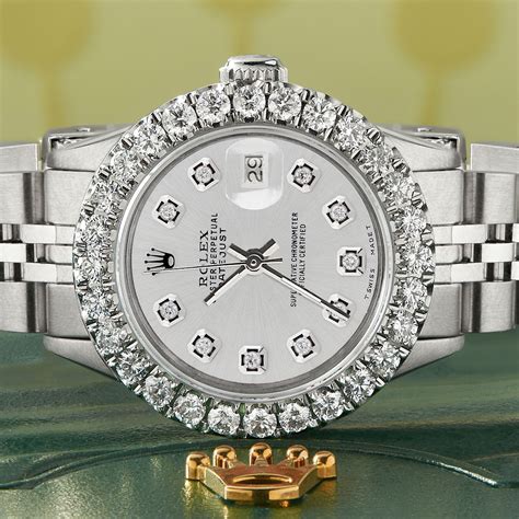 daimond rolex|genuine Rolex diamond bezel.